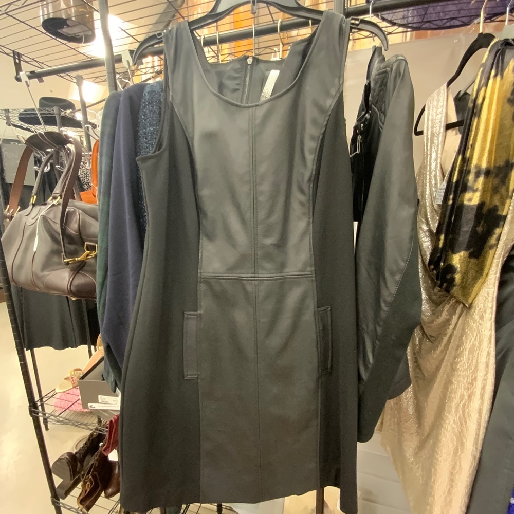 KENSIE Black Faux Leather